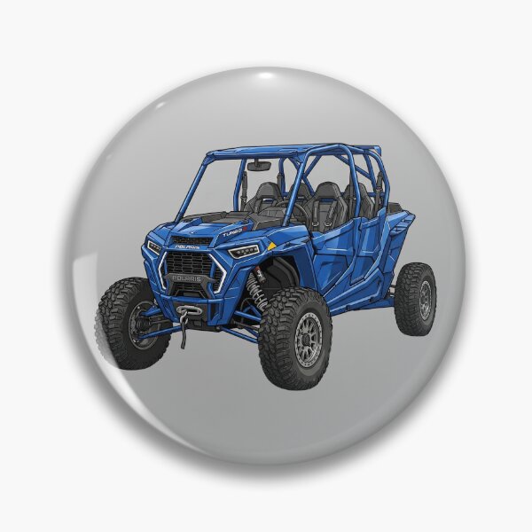 Item preview, Polaris RZR Turbo R 4 Blue 4-Seater Sport UTV Graphic designed and sold by Motorline44.