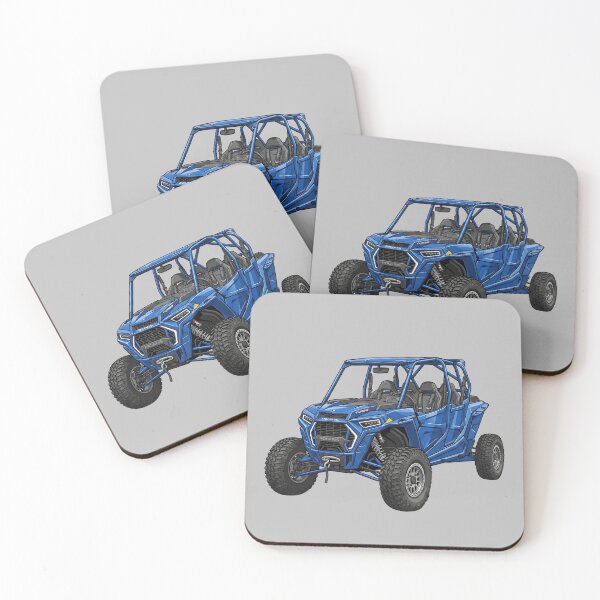 Item preview, Polaris RZR Turbo R 4 Blue 4-Seater Sport UTV Graphic designed and sold by Motorline44.