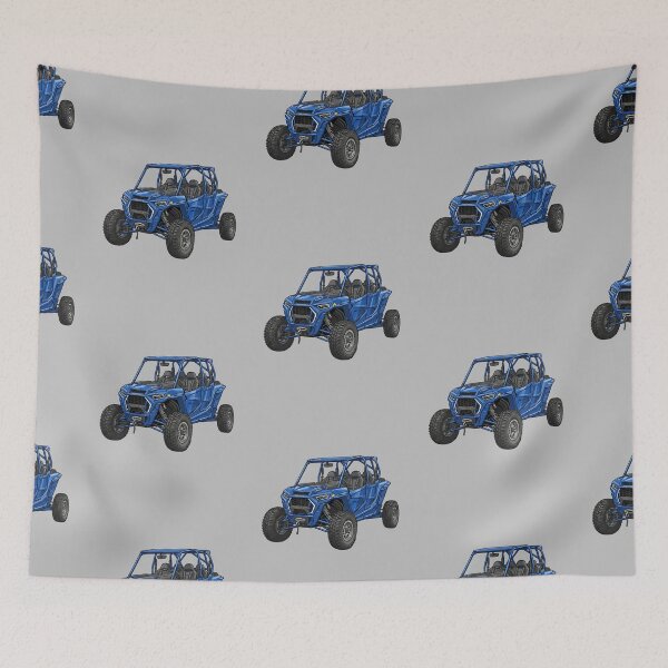 Item preview, Polaris RZR Turbo R 4 Blue 4-Seater Sport UTV Graphic designed and sold by Motorline44.