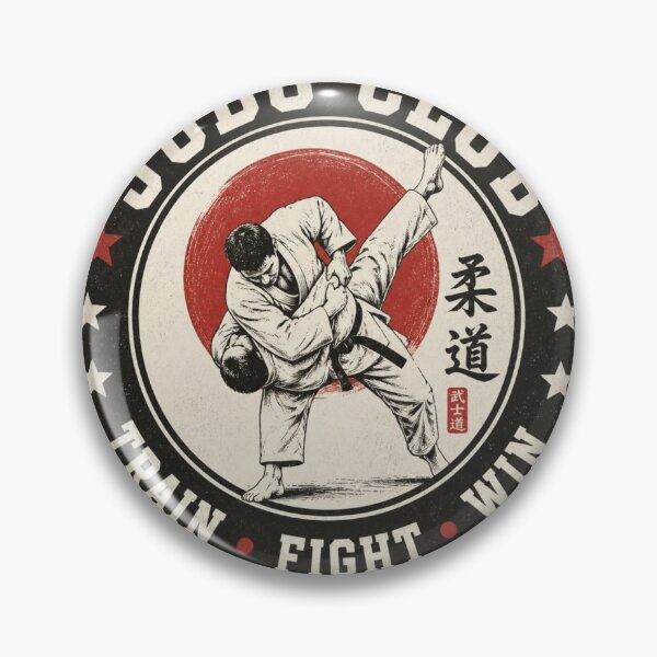 Item preview, Vintage Judo Club Badge designed and sold by redblink store.