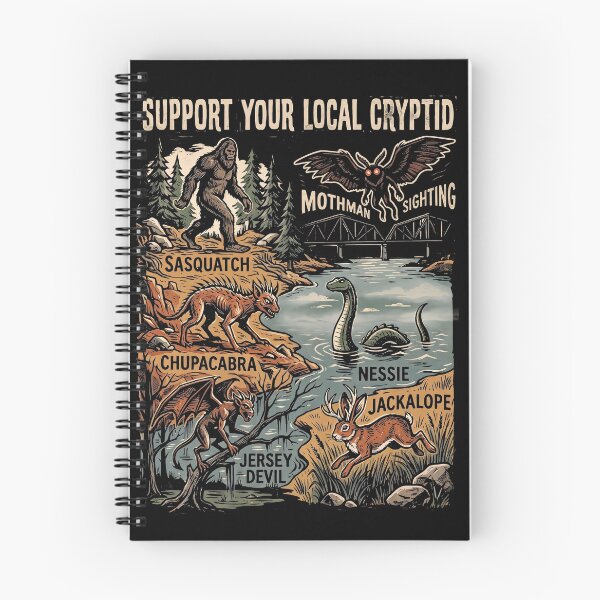 Item preview, Support Your Local Cryptid Halloween Monster Squad designed and sold by d247.