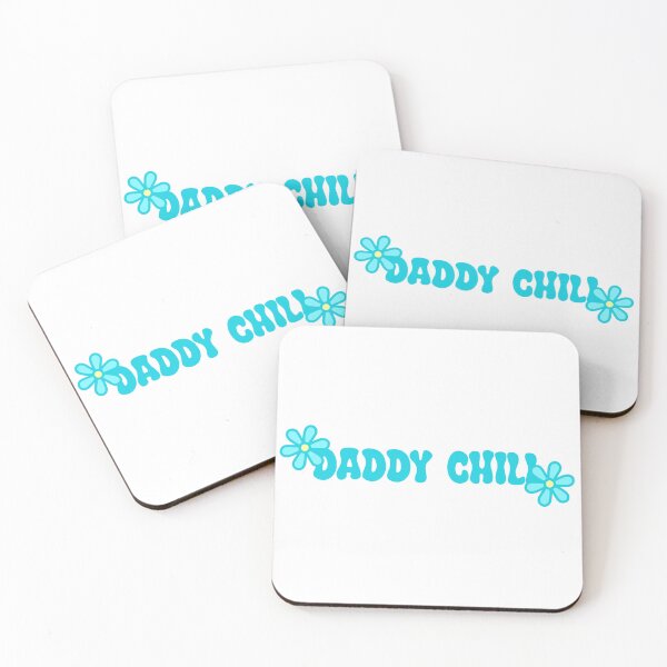Item preview, Daddy Chill- Blue Flowery Aesthetic Meme designed and sold by SlimyFish.