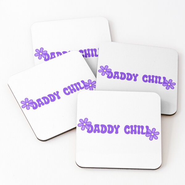 Item preview, Daddy Chill- Purple Flowery Aesthetic Meme designed and sold by SlimyFish.