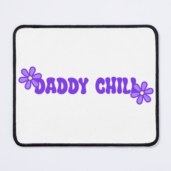 Item preview, Daddy Chill- Purple Flowery Aesthetic Meme designed and sold by SlimyFish.