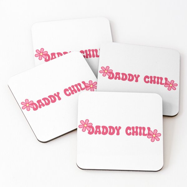 Item preview, Daddy Chill- Pink Flowery Aesthetic Meme designed and sold by SlimyFish.