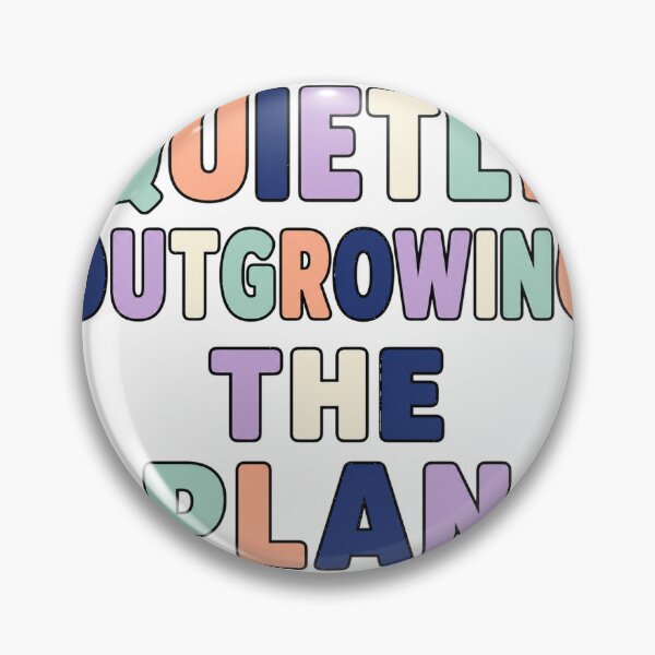 Item preview, Quietly Outgrowing The Plan designed and sold by aihrgdesign.