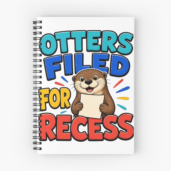 Item preview, Otters Filed For Recess designed and sold by aihrgdesign.