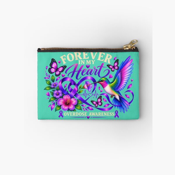 Item preview, Forever in My Heart – Overdose Awareness Hummingbird designed and sold by LunaSpellStudio.