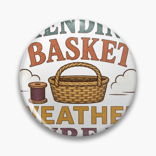 Item preview, Mending Basket Weather Bureau designed and sold by aihrgdesign.