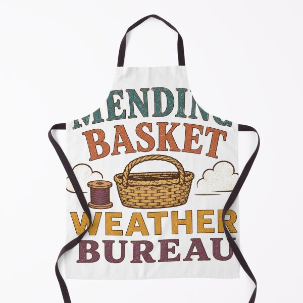 Item preview, Mending Basket Weather Bureau designed and sold by aihrgdesign.