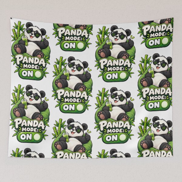 Item preview, Panda Mode On designed and sold by Ahsacom.