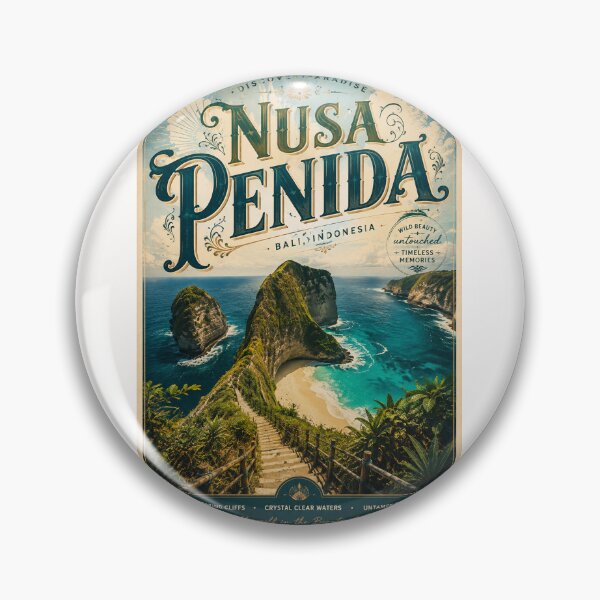 Item preview, Nusa Penida Bali Coastal Cliffs and Kelingking Beach Paradise designed and sold by Places On Earth.