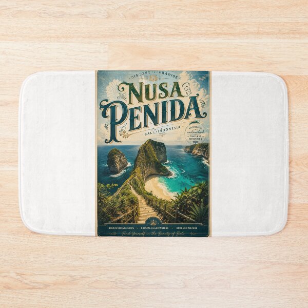 Item preview, Nusa Penida Bali Coastal Cliffs and Kelingking Beach Paradise designed and sold by Places On Earth.
