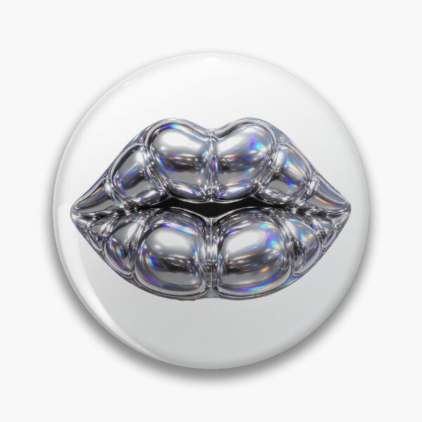 Item preview, Puffy Inflated Chrome Lip designed and sold by Teeny Quities.
