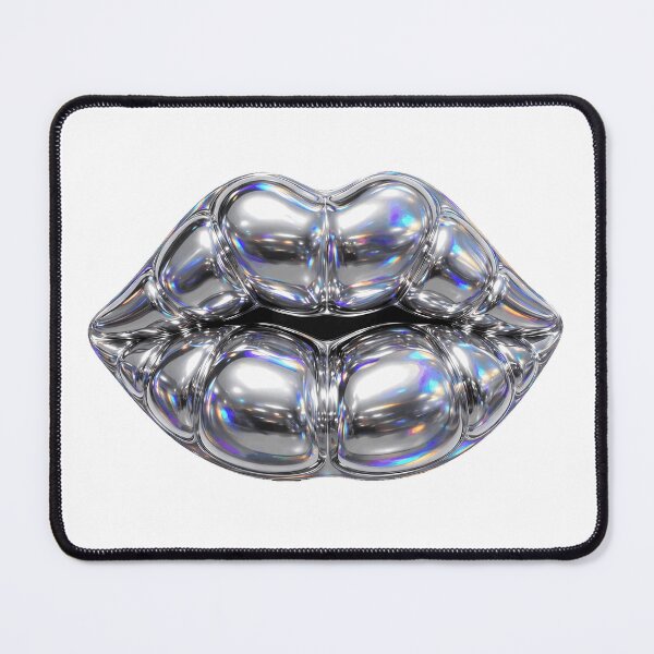 Item preview, Puffy Inflated Chrome Lip designed and sold by Teeny Quities.