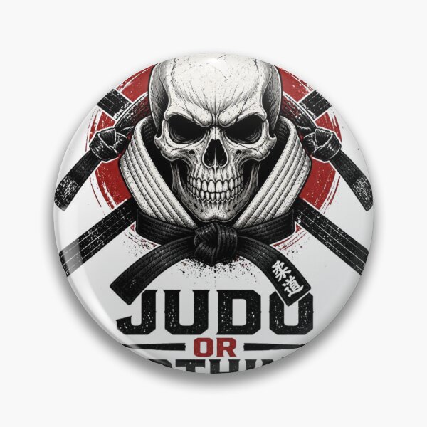 Item preview, Judo or Nothing Skull designed and sold by redblink store.