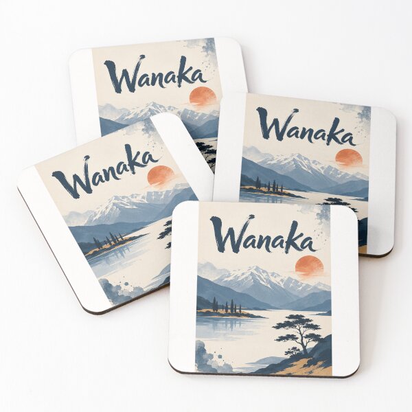 Item preview, Wānaka New Zealand Alpine Lake beneath Southern Alps designed and sold by Places On Earth.