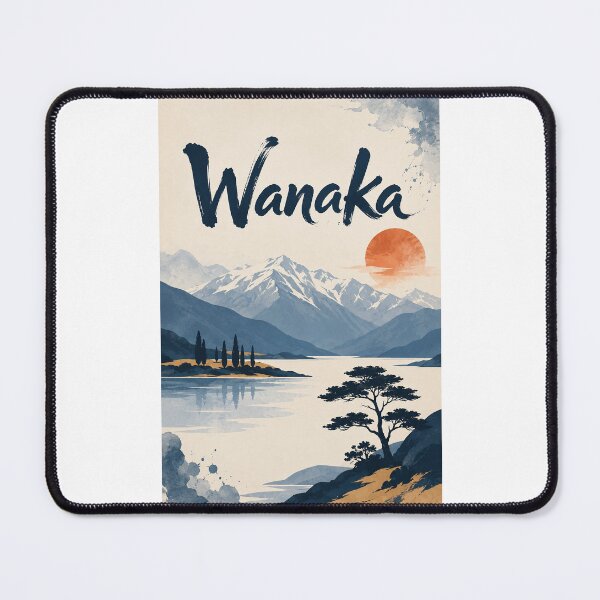 Item preview, Wānaka New Zealand Alpine Lake beneath Southern Alps designed and sold by Places On Earth.