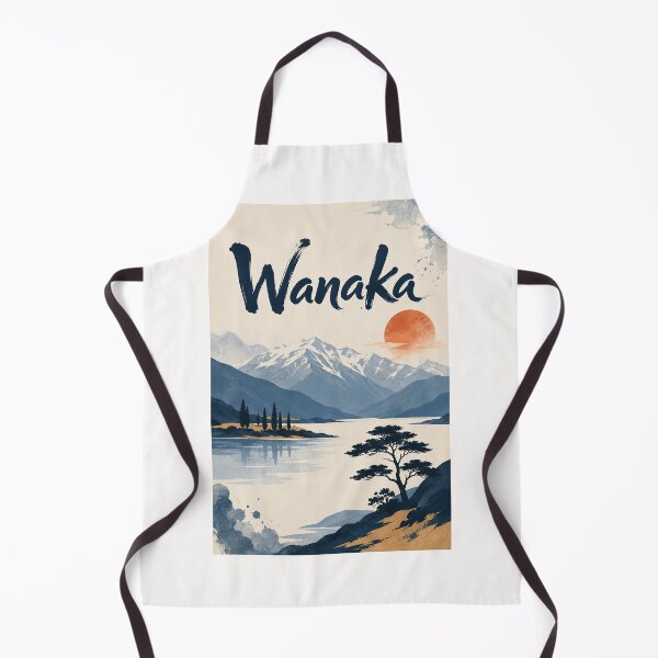 Item preview, Wānaka New Zealand Alpine Lake beneath Southern Alps designed and sold by Places On Earth.