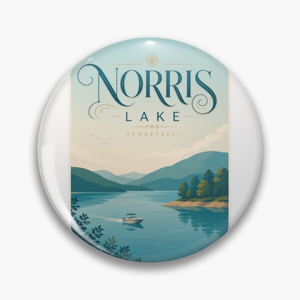 Item preview, Norris Lake Tennessee Mountain Reservoir and Cumberland Highlands designed and sold by Places On Earth.