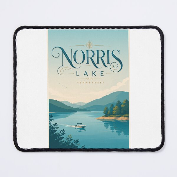 Item preview, Norris Lake Tennessee Mountain Reservoir and Cumberland Highlands designed and sold by Places On Earth.