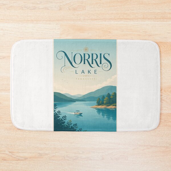 Item preview, Norris Lake Tennessee Mountain Reservoir and Cumberland Highlands designed and sold by Places On Earth.