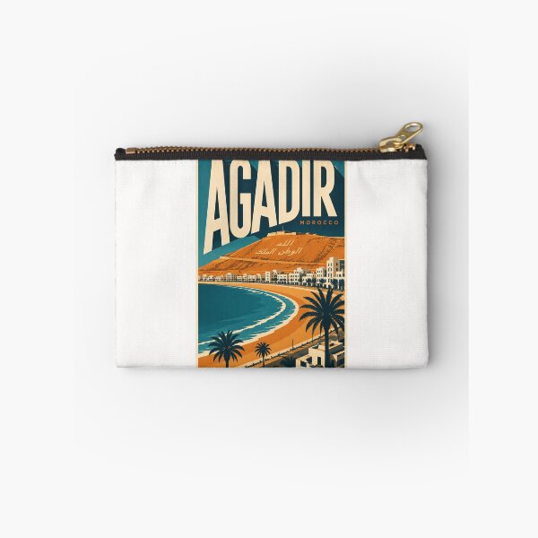 Item preview, Agadir Morocco Atlantic Bay beneath the Atlas Mountains designed and sold by Places On Earth.