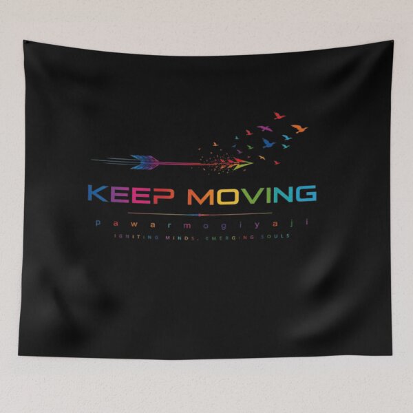 Item preview, Keep Moving Motivational Quote Colorful Arrow Design designed and sold by Pawar1999.