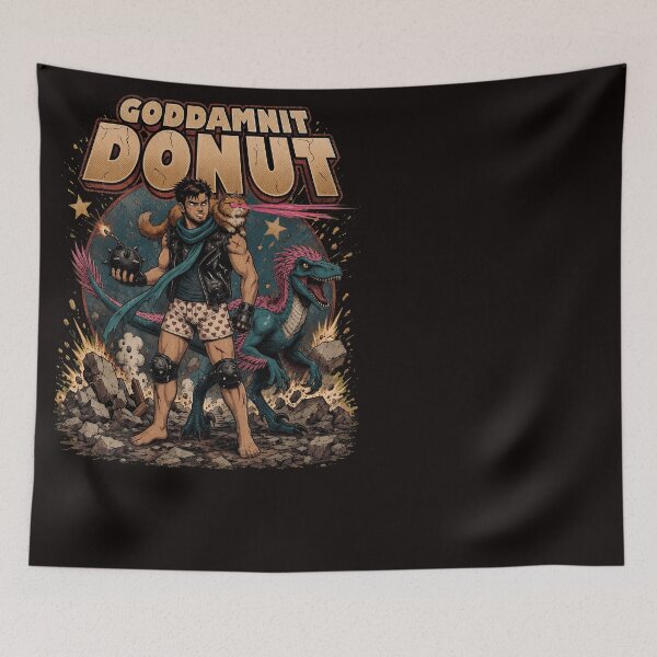 Item preview, Dungeon Crawler Carl Tshirts Goddamnit Donut Princess Donut Fan designed and sold by Hydlaaksmndriss.