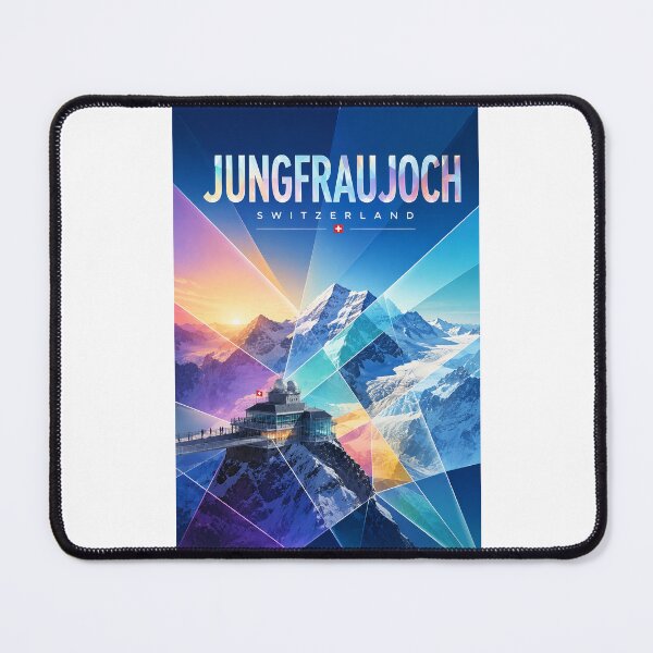 Item preview, Jungfraujoch Switzerland Alpine Summit above Aletsch Glacier designed and sold by Places On Earth.