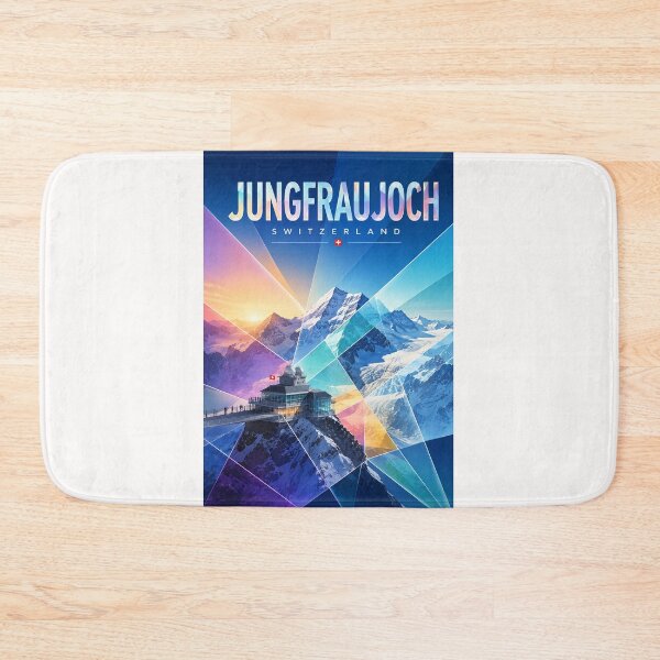 Item preview, Jungfraujoch Switzerland Alpine Summit above Aletsch Glacier designed and sold by Places On Earth.
