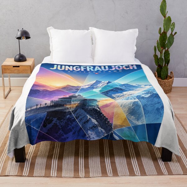 Item preview, Jungfraujoch Switzerland Alpine Summit above Aletsch Glacier designed and sold by Places On Earth.
