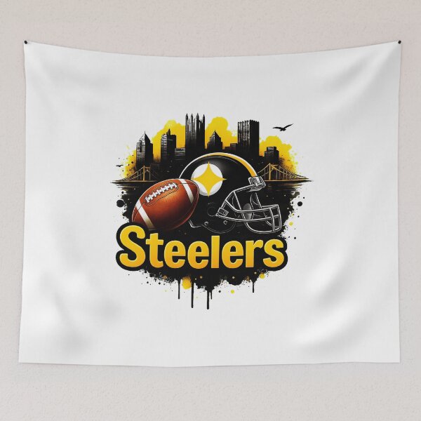 Item preview, Pittsburgh Steelers Skyline Football Art designed and sold by JasonGard86375.