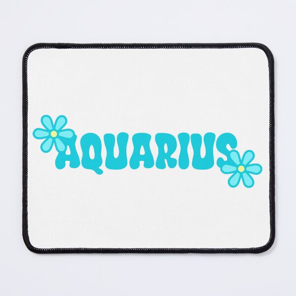 Item preview, Aquarius Blue Flowery Boho Cute designed and sold by SlimyFish.
