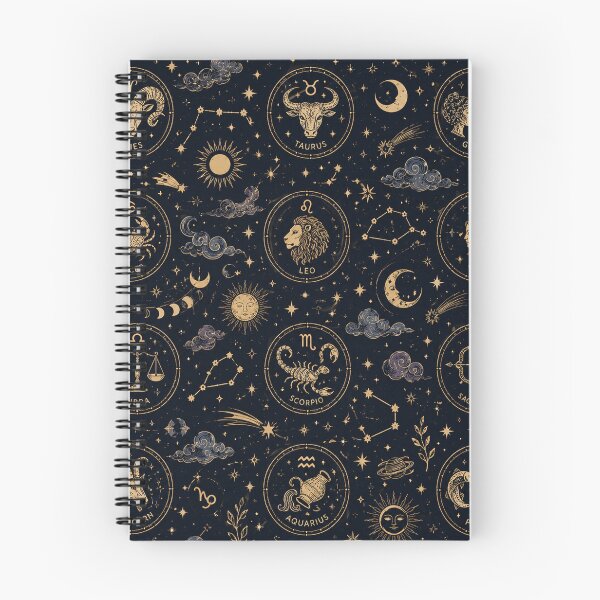 Item preview, Astrology Zodiac Pattern – 12 Zodiac Signs Celestial Design designed and sold by RJACreative.