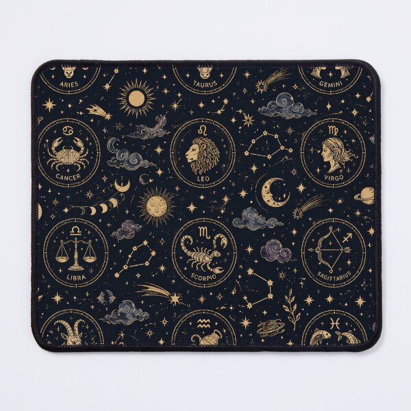 Item preview, Astrology Zodiac Pattern – 12 Zodiac Signs Celestial Design designed and sold by RJACreative.