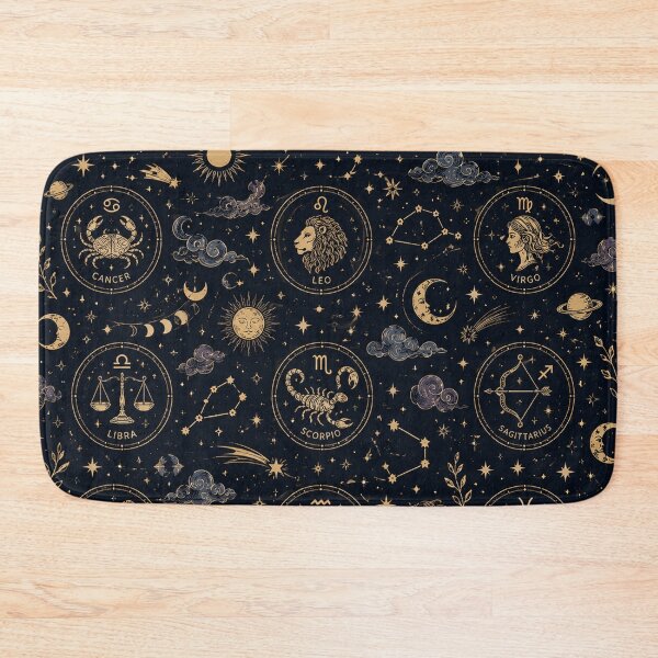 Item preview, Astrology Zodiac Pattern – 12 Zodiac Signs Celestial Design designed and sold by RJACreative.