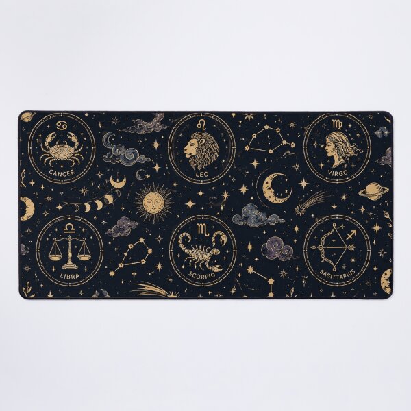 Item preview, Astrology Zodiac Pattern – 12 Zodiac Signs Celestial Design designed and sold by RJACreative.