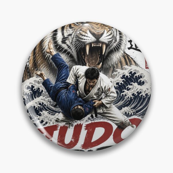 Item preview, Judo Spirit Tiger Wave designed and sold by redblink store.