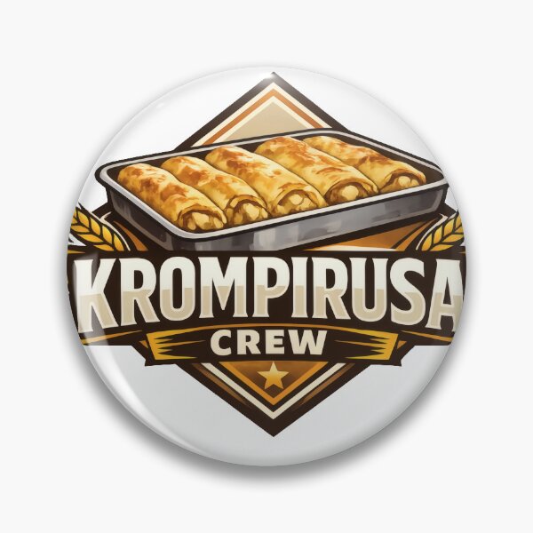 Item preview, Krompirusa Crew Geometric Balkan Food designed and sold by OfficialBalkan.
