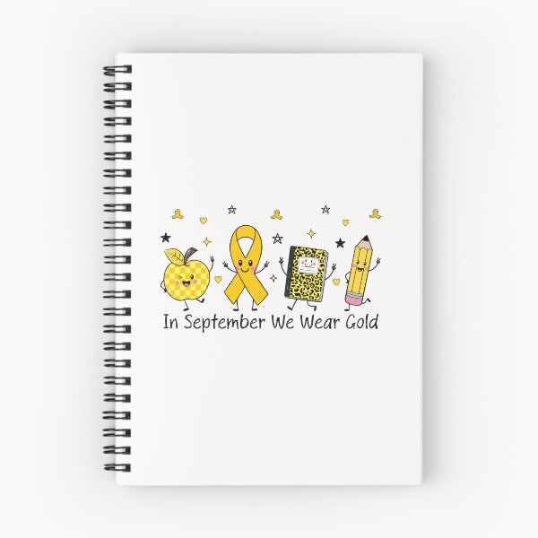 Item preview, In September We Wear Gold Doodle Childhood Cancer Awareness designed and sold by jackelmbradyt.