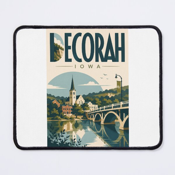 Item preview, Decorah Iowa Upper Iowa River and Historic Bluff Country designed and sold by Places On Earth.