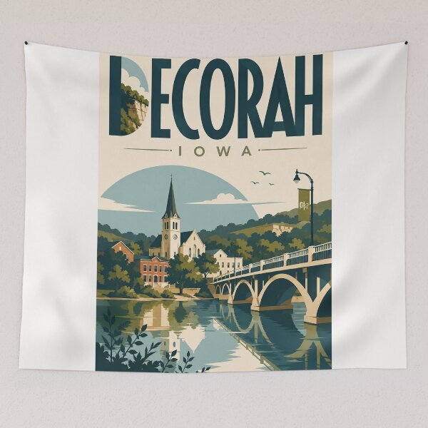 Item preview, Decorah Iowa Upper Iowa River and Historic Bluff Country designed and sold by Places On Earth.