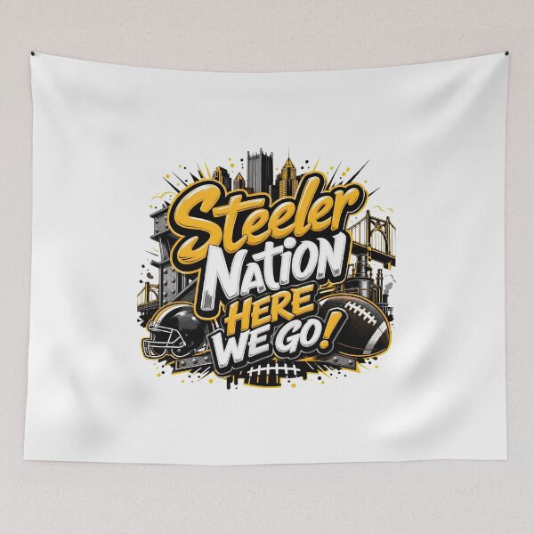 Item preview, Steeler Nation Here We Go designed and sold by GregorySm18789.