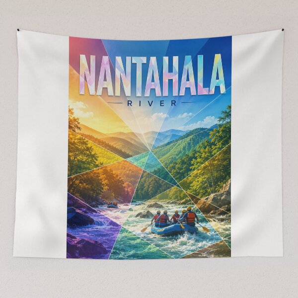 Item preview, Nantahala River North Carolina Whitewater through Appalachian Mountains designed and sold by Places On Earth.