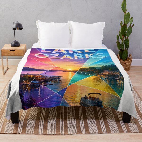 Item preview, Lake of the Ozarks Missouri Sunset over Osage River Waterfront designed and sold by Places On Earth.