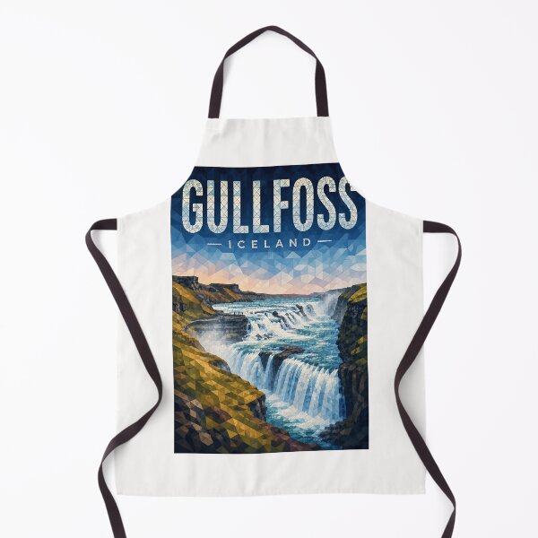 Item preview, Gullfoss Iceland Golden Circle Waterfall and Hvítá Canyon designed and sold by Places On Earth.