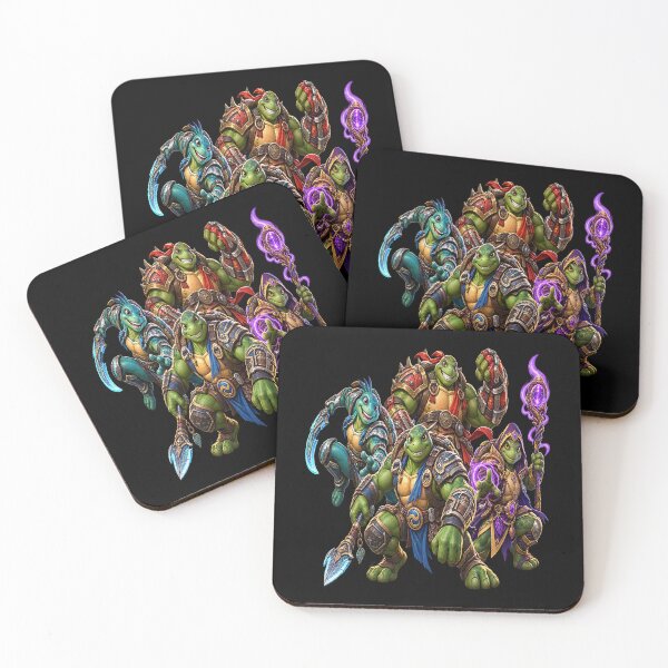 Item preview, Mutant Turtle Warriors – Fantasy Hero Team designed and sold by TroviTutto.