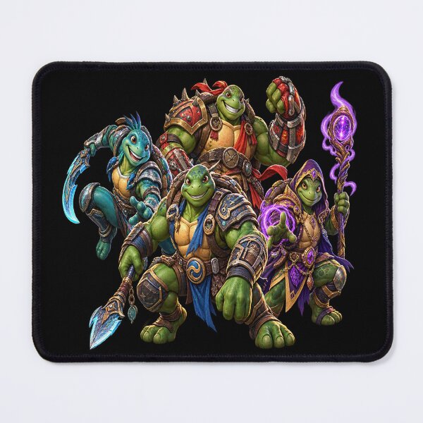 Item preview, Mutant Turtle Warriors – Fantasy Hero Team designed and sold by TroviTutto.