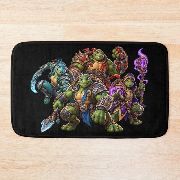 Item preview, Mutant Turtle Warriors – Fantasy Hero Team designed and sold by TroviTutto.